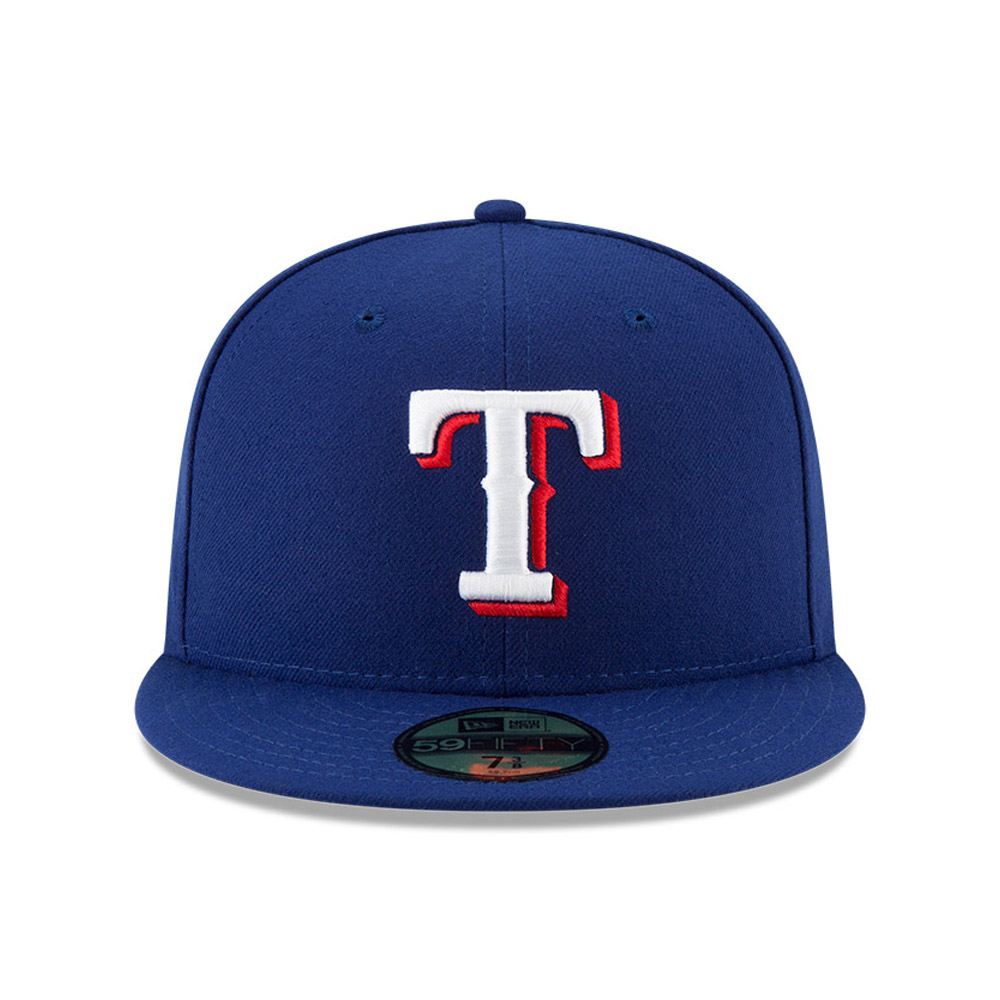 Cappellino 59FIFTY Authentic On-Field Game dei Texas Rangers blu