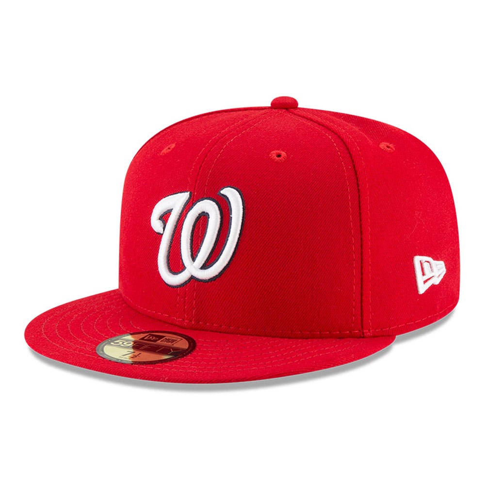 Cappellino 59FIFTY Authentic On-Field Game dei Washington Nationals rosso