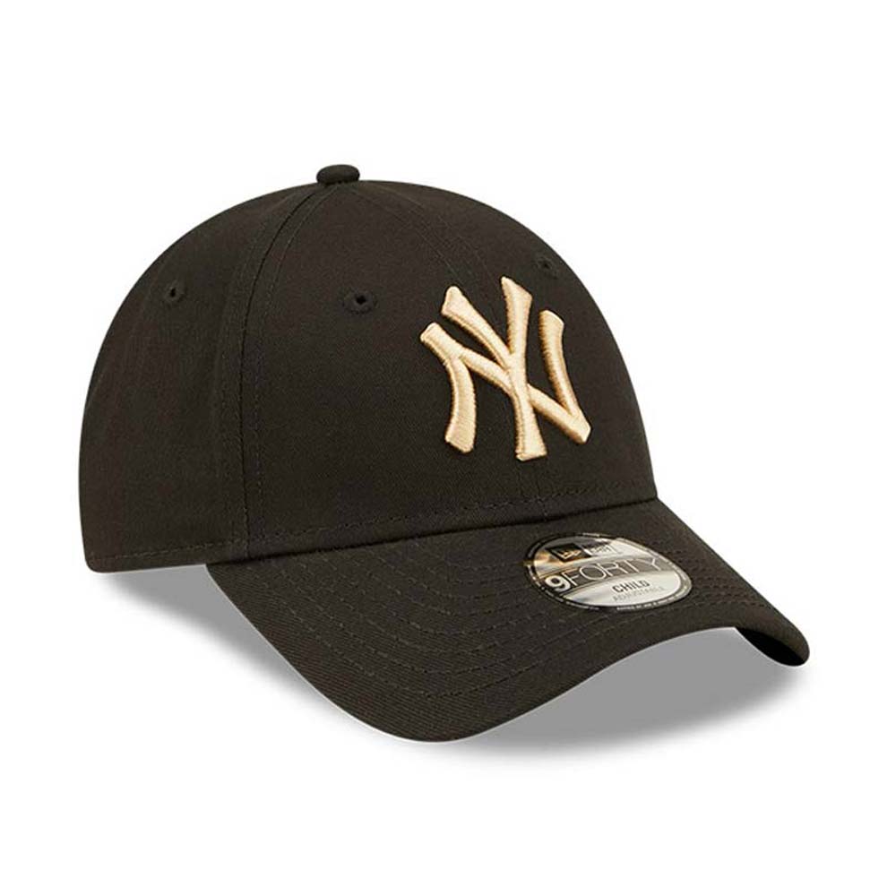 New York Yankees Youth League Essential Black 9FORTY Adjustable Cap