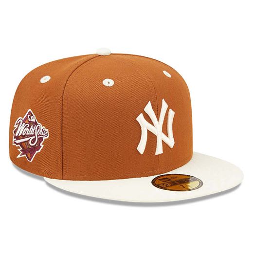 Casquette 59FIFTY Fitted New York Yankees MLB World Series Trail Mix Marron