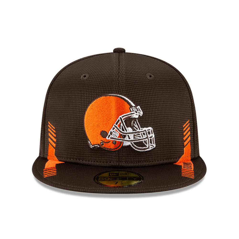 Cleveland Browns NFL Sideline Startseite Brown 59FIFTY Cap
