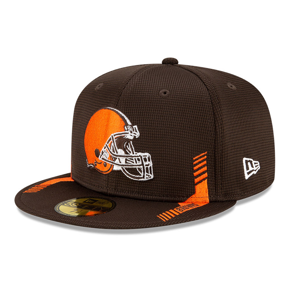 Cleveland Browns NFL Sideline Startseite Brown 59FIFTY Cap