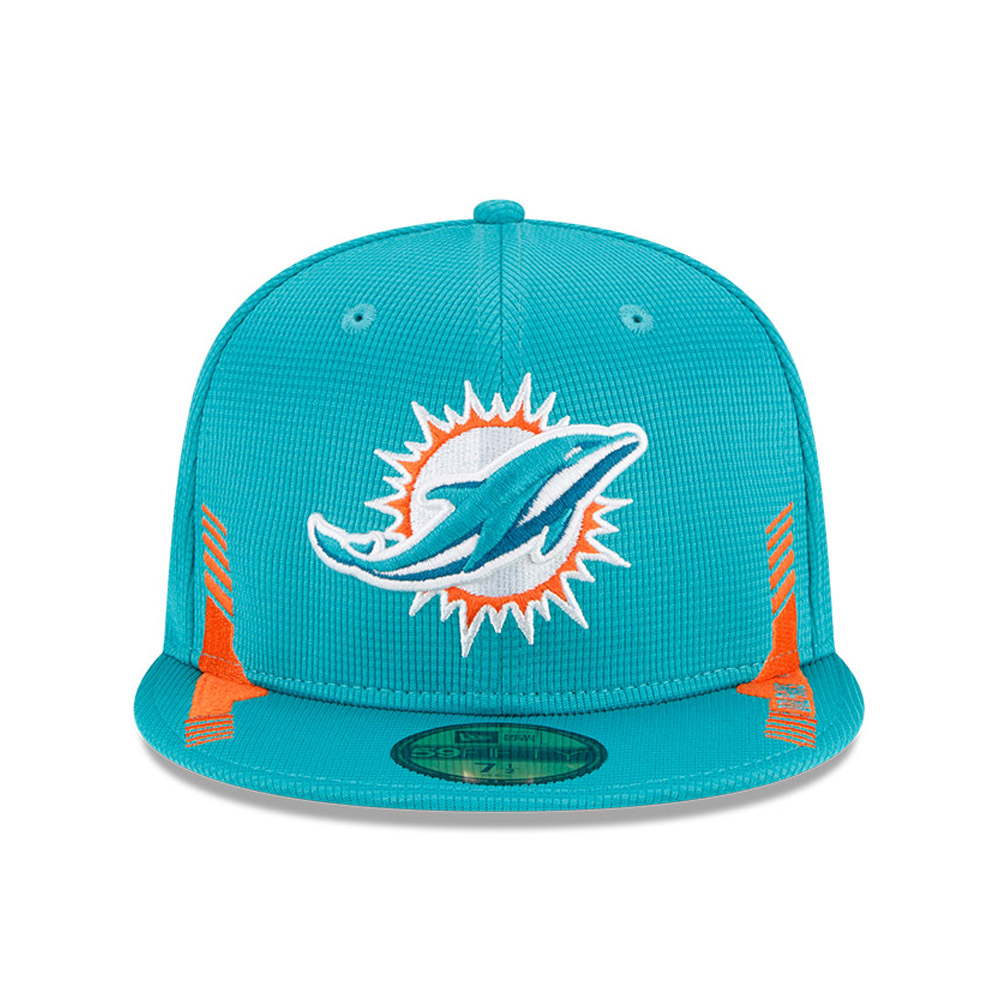 Miami Dolphins NFL Sideline Home Turchese 59FIFTY Berretto