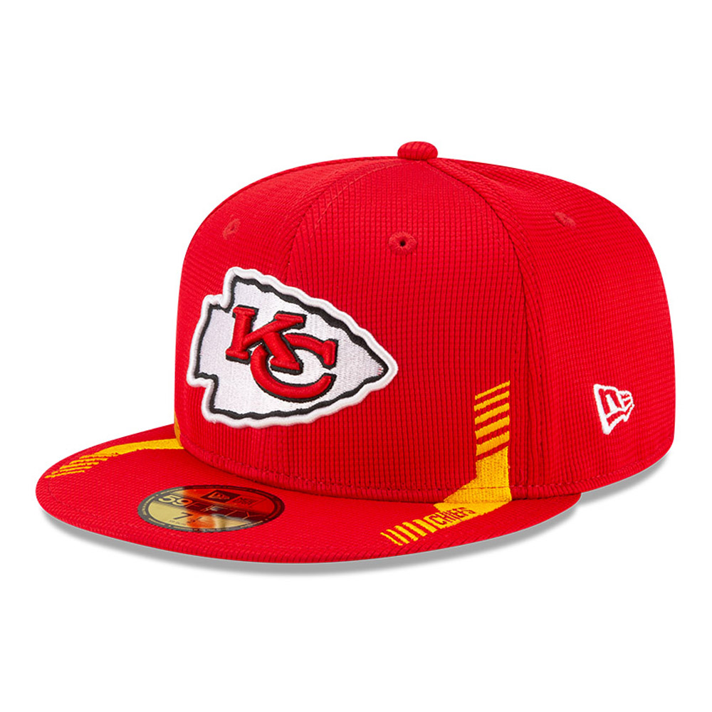 Kansas City Chiefs NFL Sideline Home Rot 59FIFTY Cap