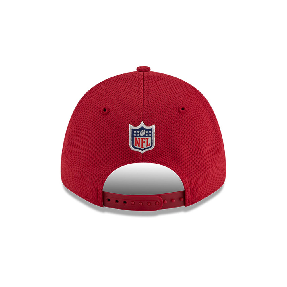 Arizona Cardinals NFL Sideline Road Red 9FORTY Stretch Snap Cap