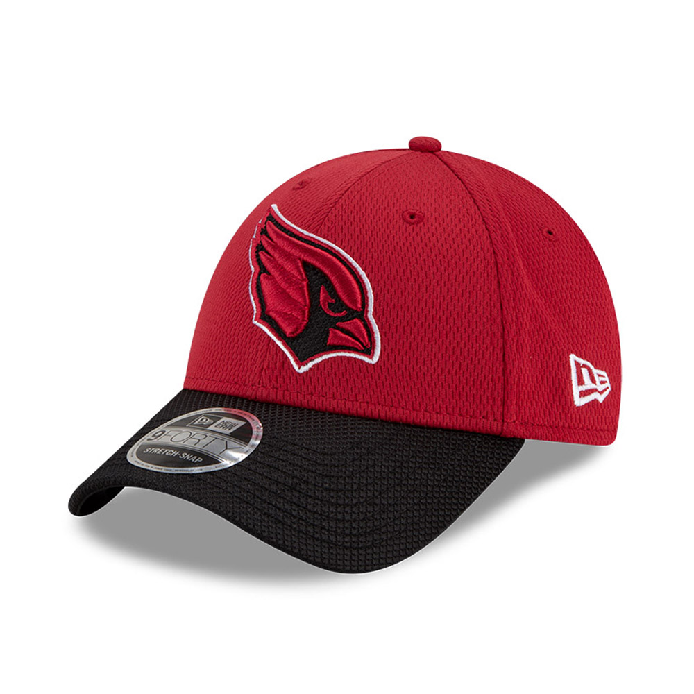 Arizona Cardinals NFL Sideline Road Red 9FORTY Stretch Snap Cap