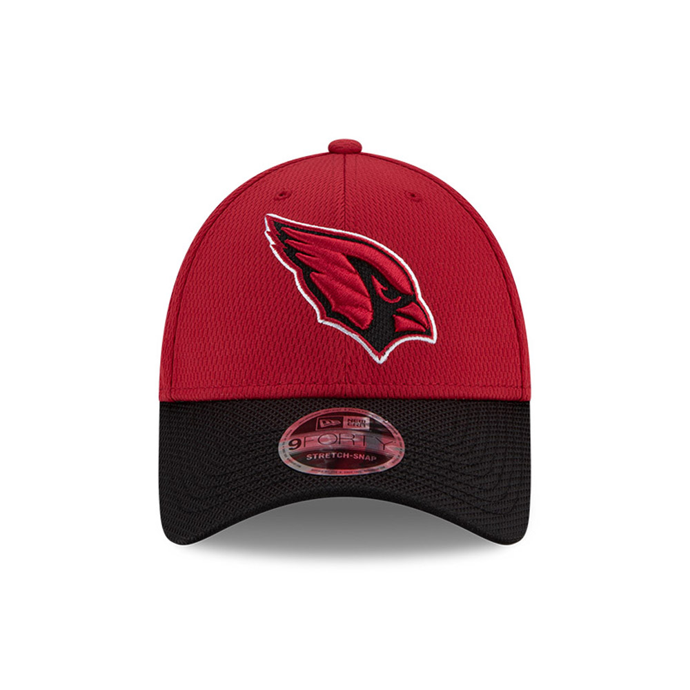 Cardinals de l’Arizona NFL Sideline Road Red 9FORTY Stretch Snap Cap