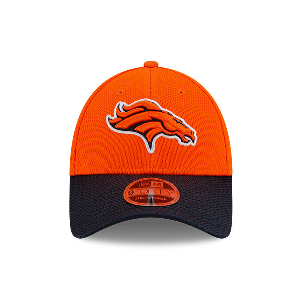 Denver Broncos NFL Sideline Road Arancione 9FORTY Stretch Snap Cap