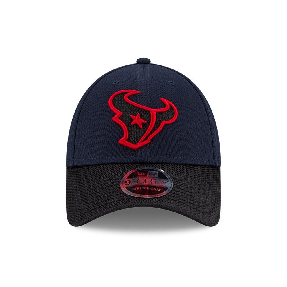 Houston Texans NFL Sideline Road Navy 9FORTY Stretch Snap Cap