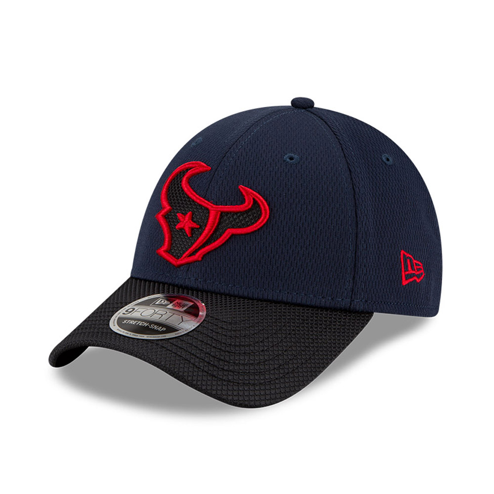 Houston Texans NFL Seitenlinie Road Navy 9FORTY Stretch Snap Cap