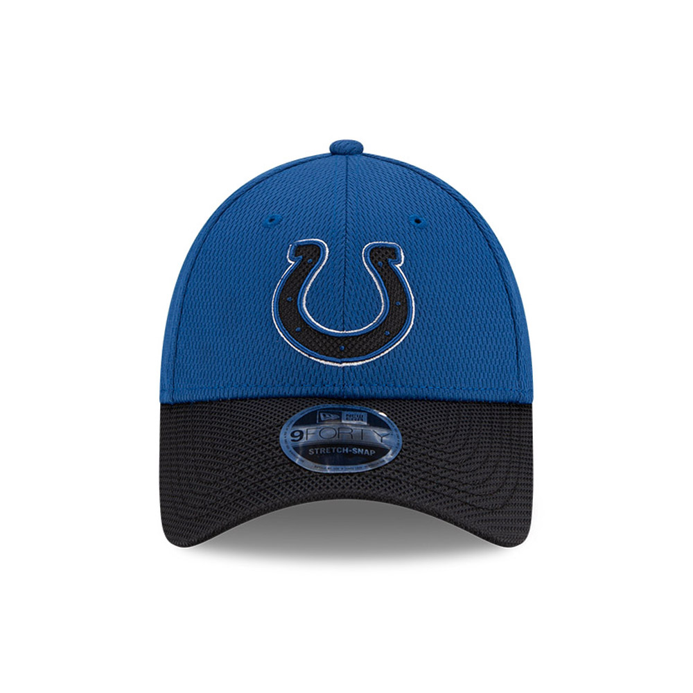Indianapolis Colts NFL Sideline Road Blau 9FORTY Stretch Snap Cap