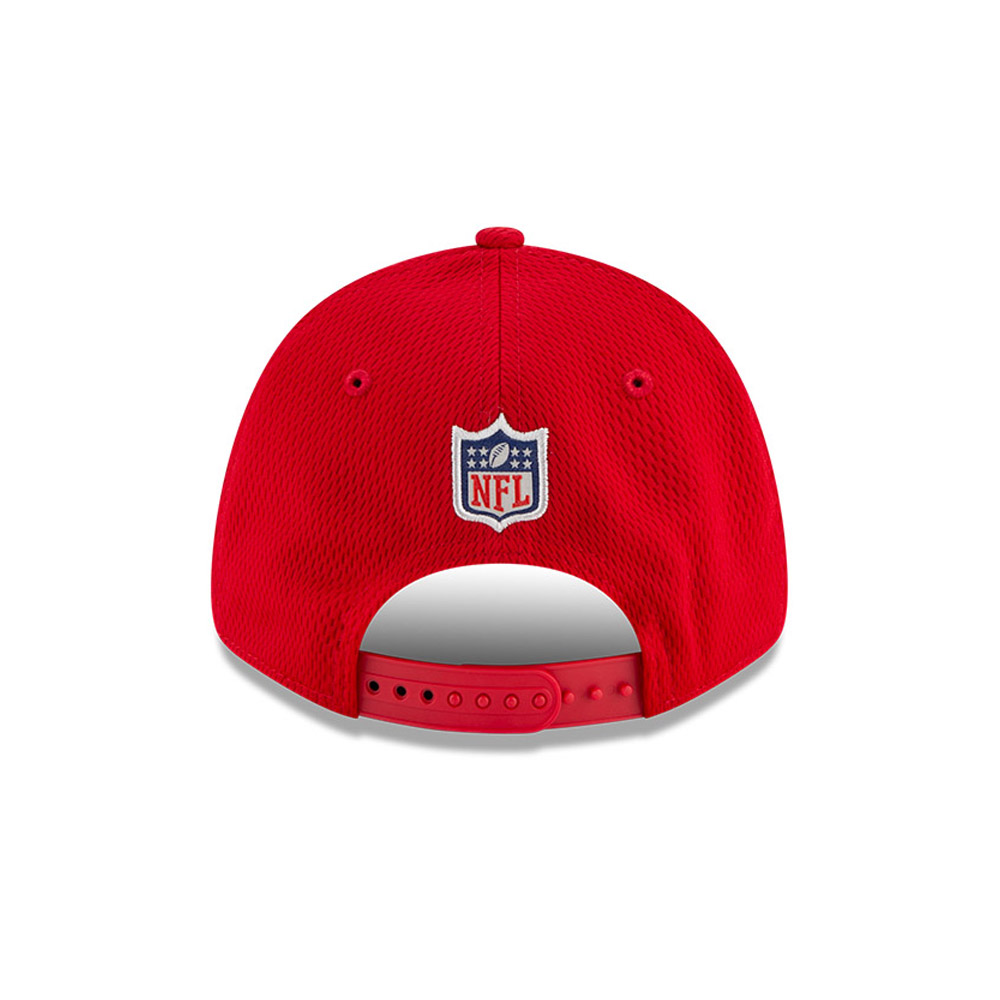 San Francisco 49ers NFL Sideline Road Red 9FORTY Stretch Snap Cap
