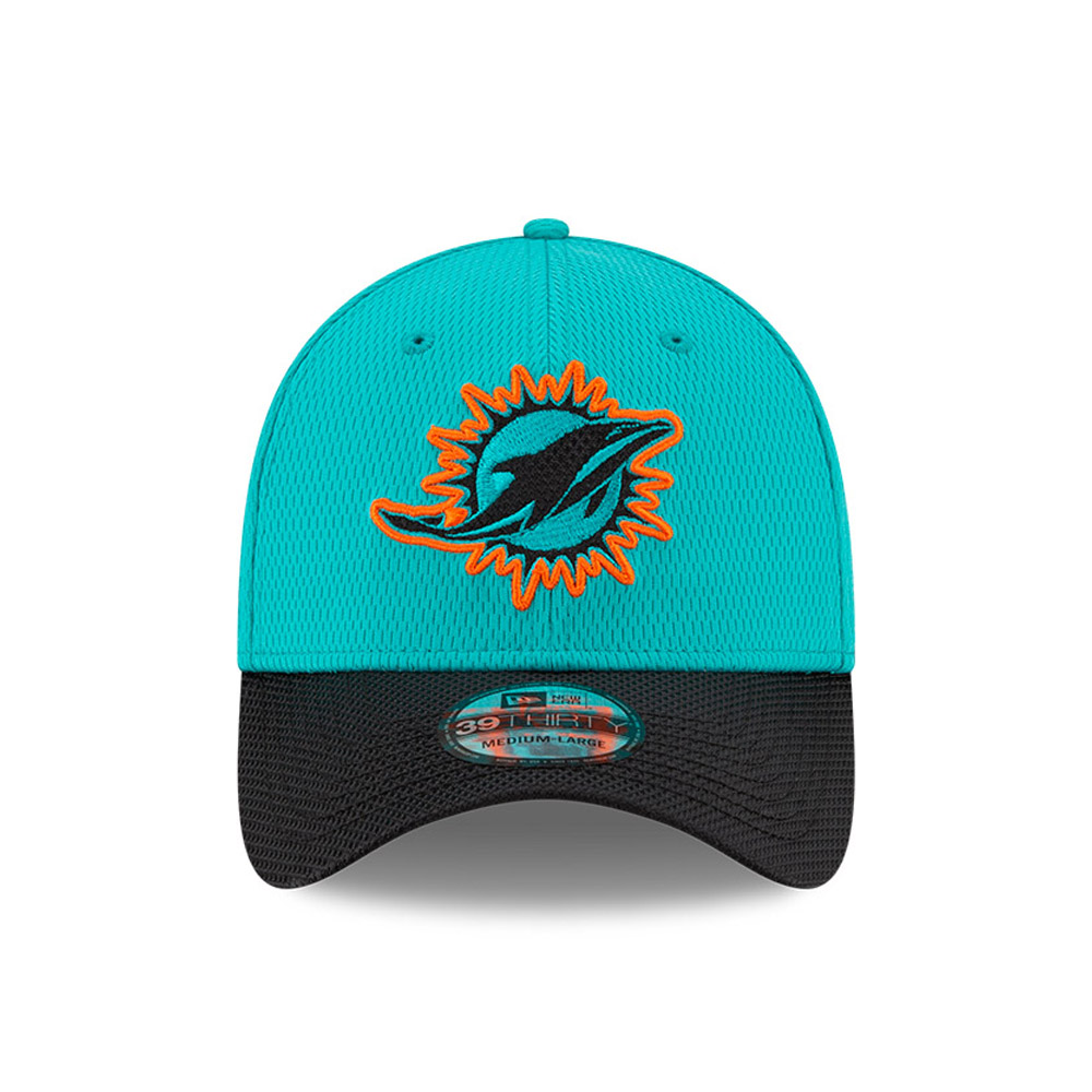 Casquette Miami Dolphins NFL Sideline Road 39THIRTY Turquoise