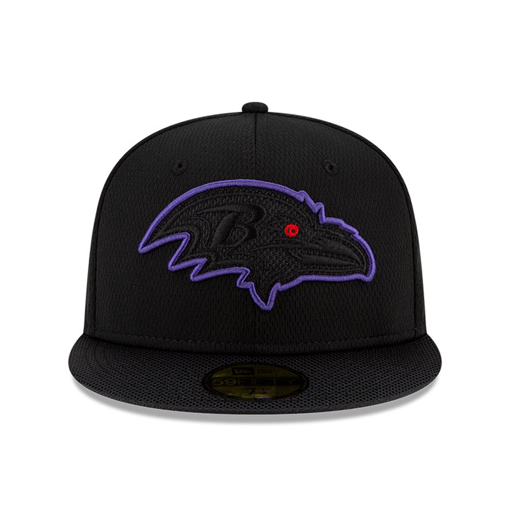 Baltimore Ravens NFL Sideline Road Black 59FIFTY Cap