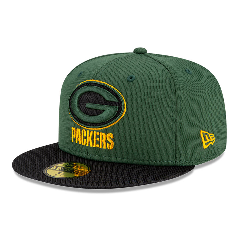 Green Bay Packers NFL Sideline Road Green 59FIFTY Gorra