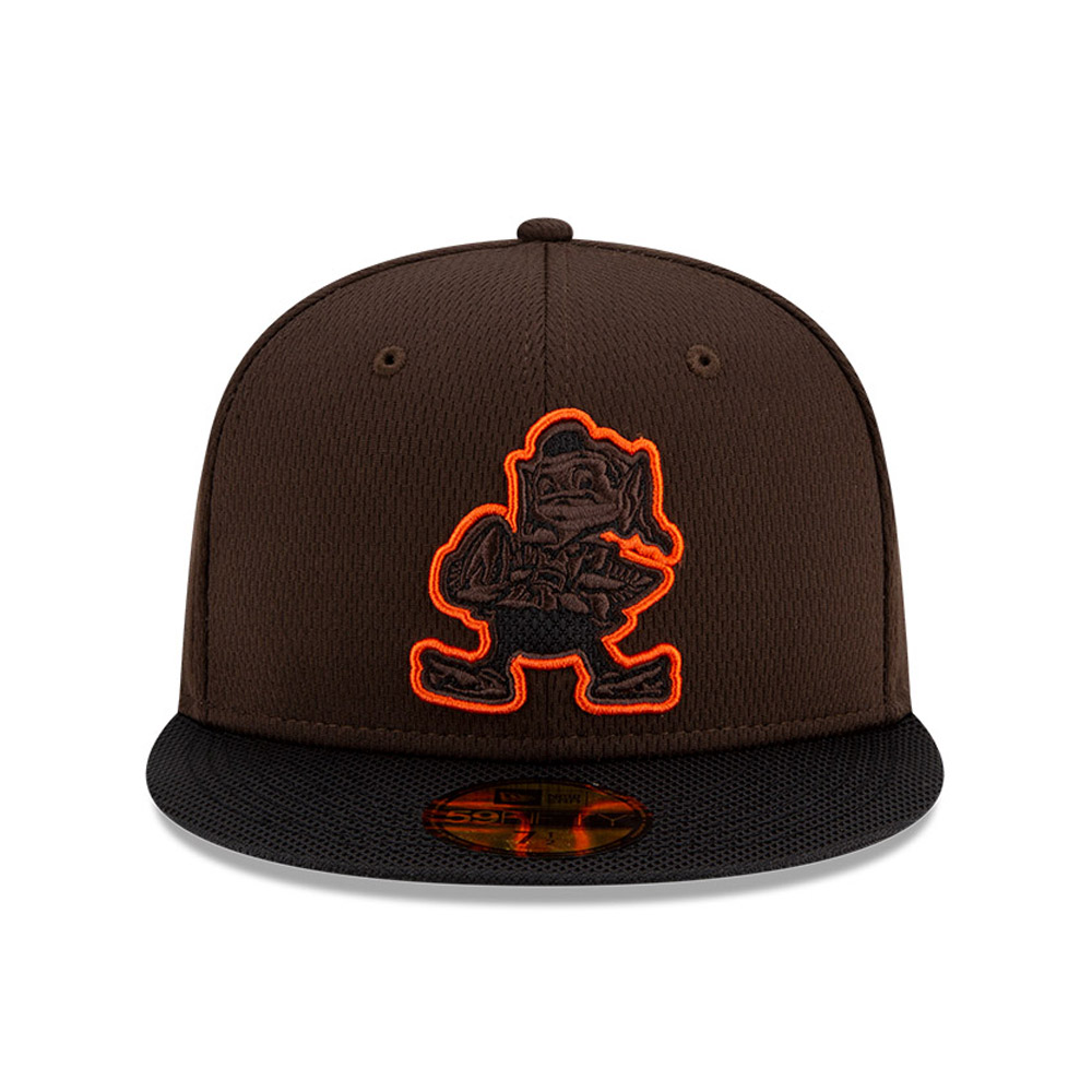 Casquette Cleveland Browns NFL Sideline Road 59FIFTY Marron