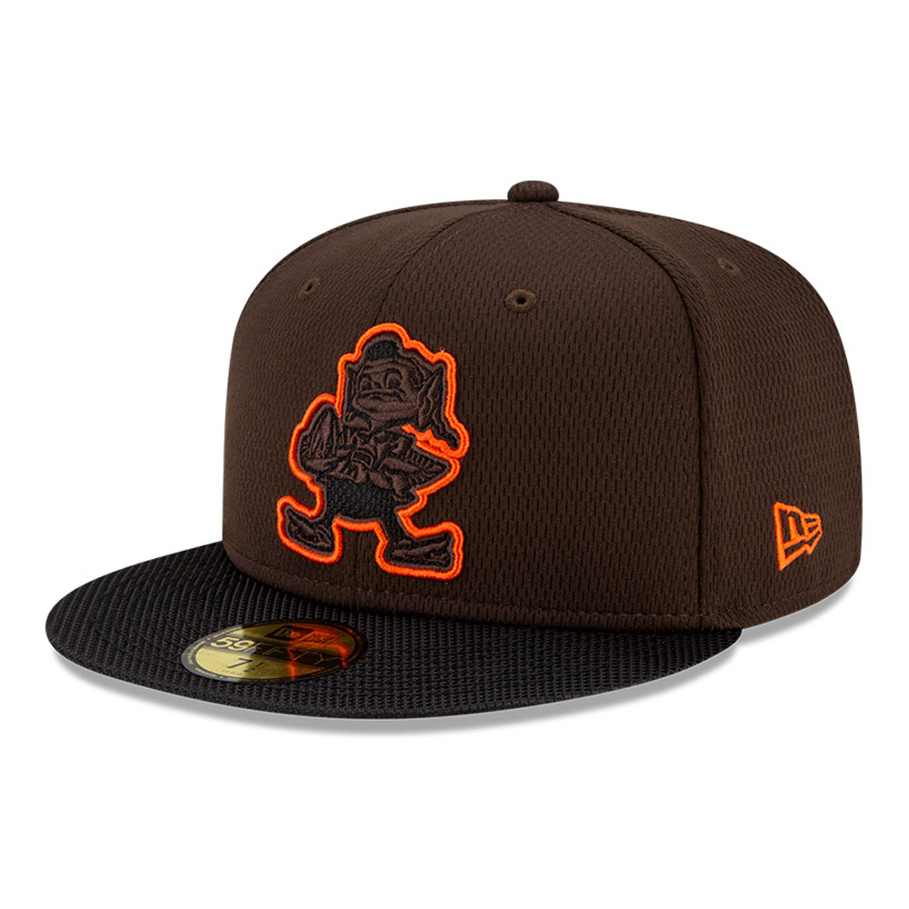 Casquette Cleveland Browns NFL Sideline Road 59FIFTY Marron