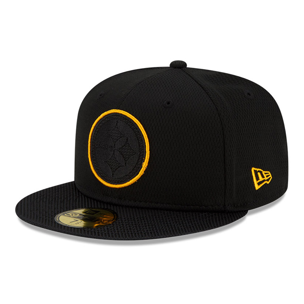 Casquette Pittsburgh Steelers NFL Sideline Road 59FIFTY Noire
