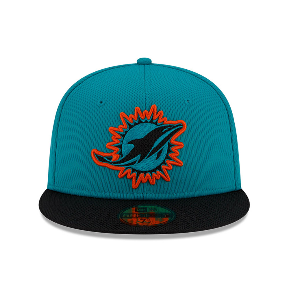 Miami Dolphins NFL Sideline Road Turchese 59FIFTY Berretto