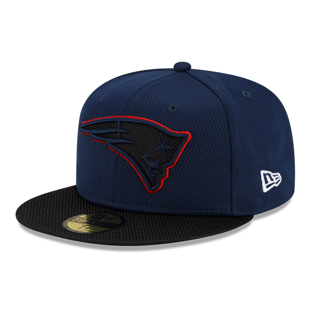 New England Patriots NFL Sideline Road Blue 59FIFTY Cappellino
