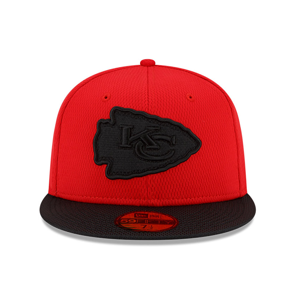 Kansas City Chiefs NFL Sideline Road Rot 59FIFTY Cap