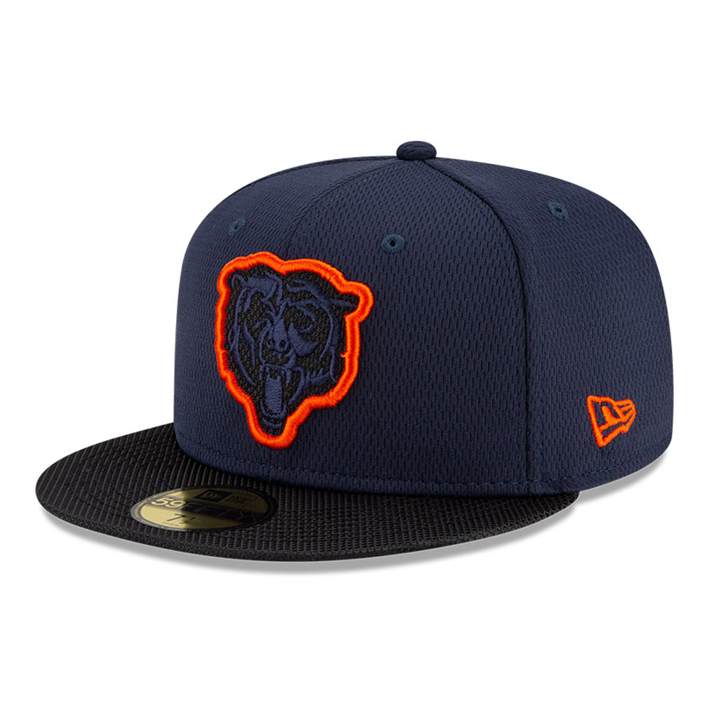 Chicago Bears NFL Sideline Road Blue 59FIFTY Berretto