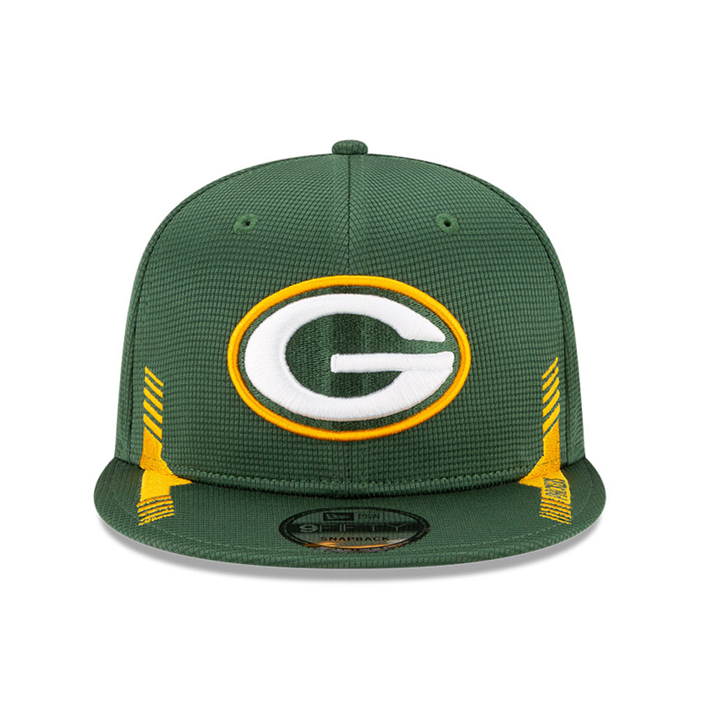 Green Bay Packers NFL Sideline Home Green 9FIFTY Berretto