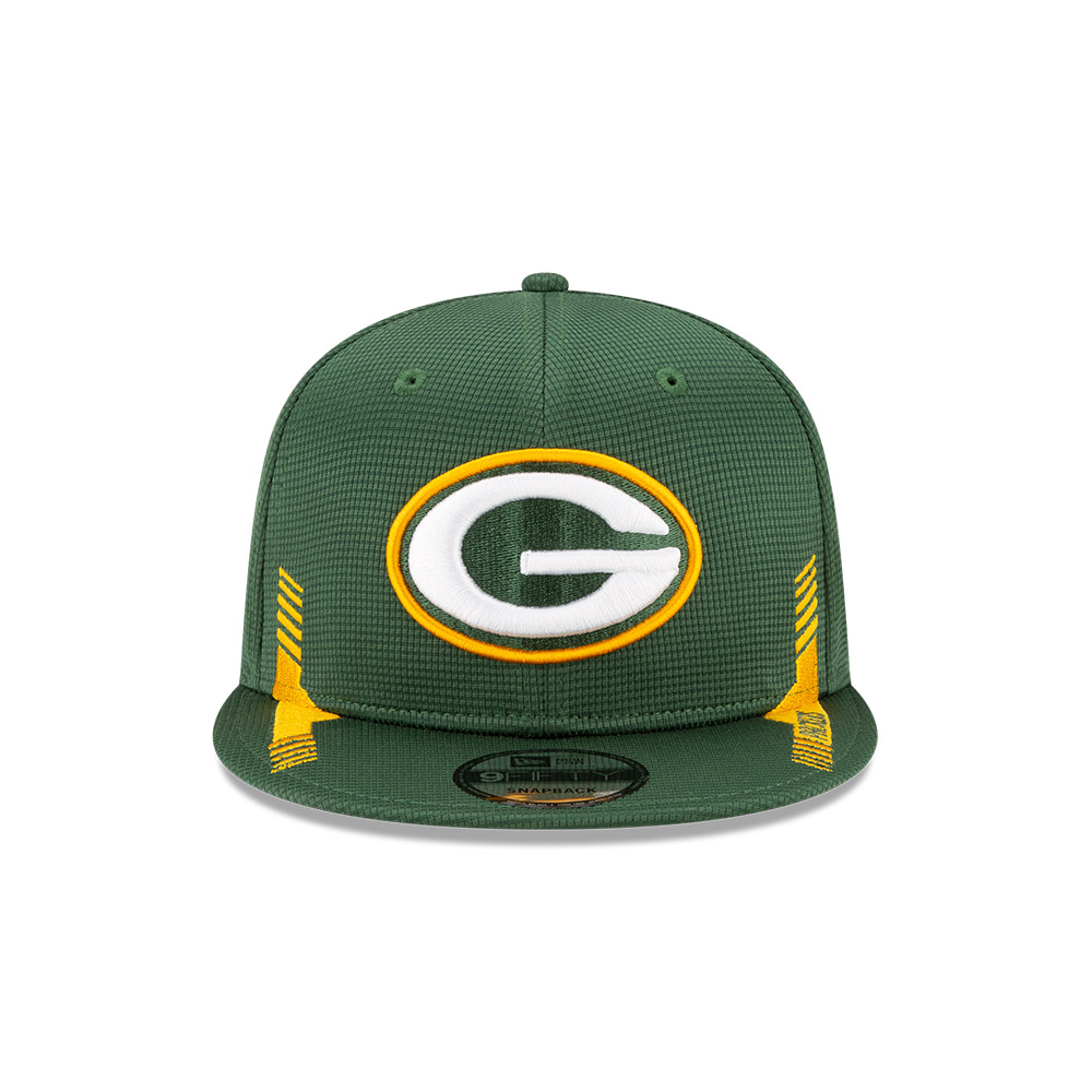 Green Bay Packers NFL Sideline Home Green 9FIFTY Berretto