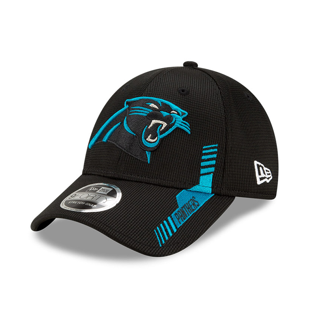 Carolina Panthers NFL Sideline Startseite Blau 9FORTY Stretch Snap Cap
