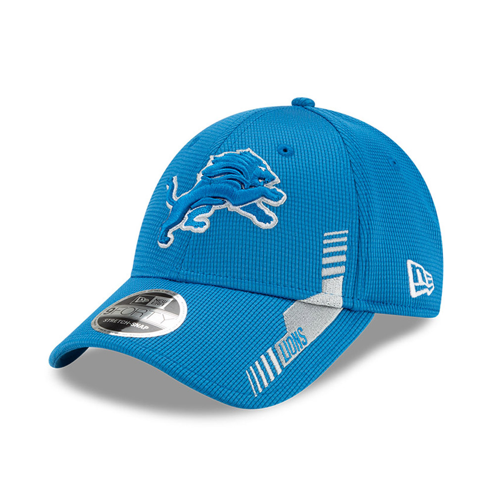 Detroit Lions NFL Seitenlinie Home Blau 9FORTY Stretch Snap Cap