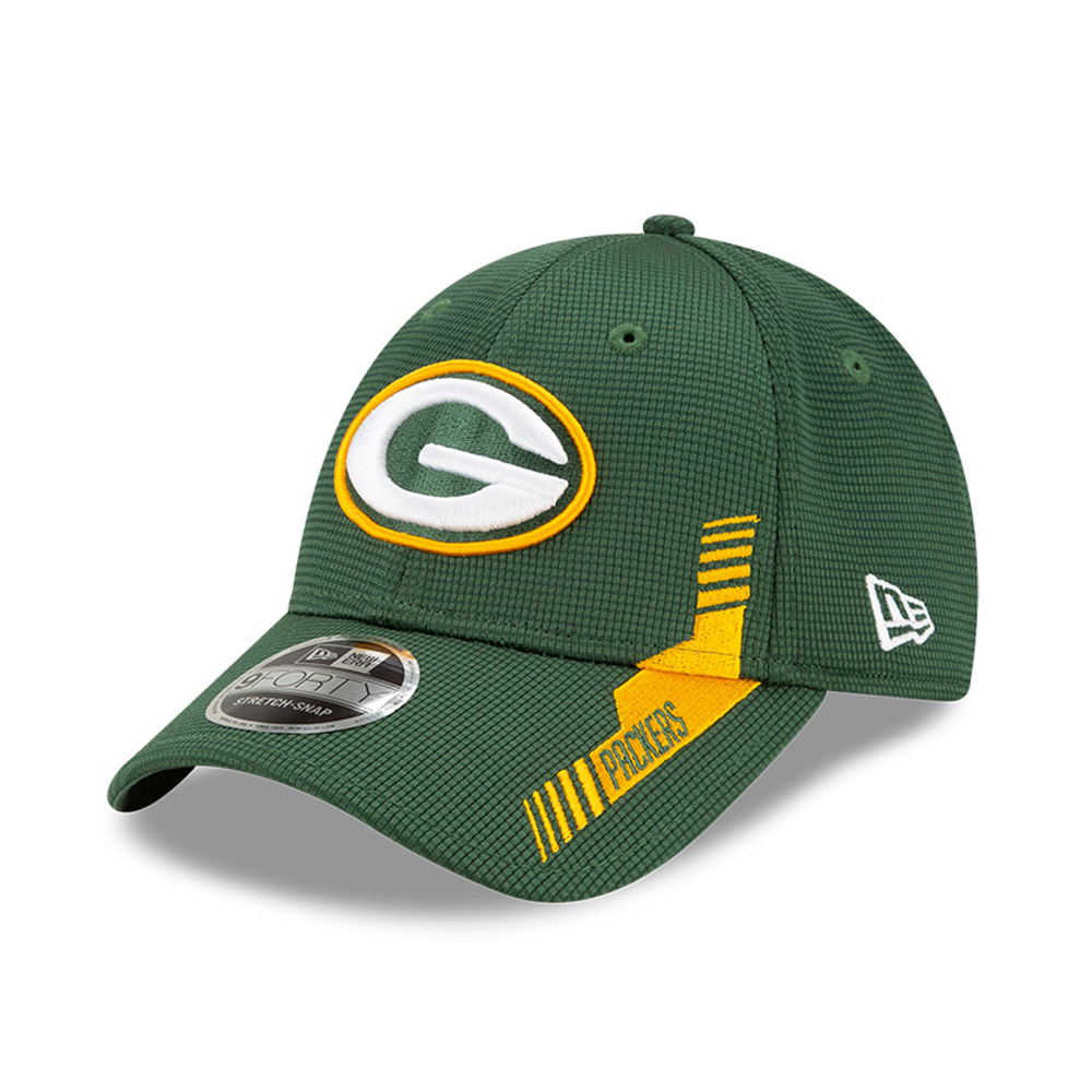 Green Bay Packers NFL Sideline Home Green 9FORTY Stretch Snap Cap