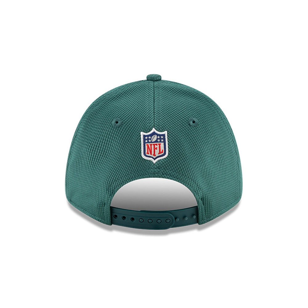 Eagles de Philadelphie NFL Sideline Home Green 9FORTY Stretch Snap Cap