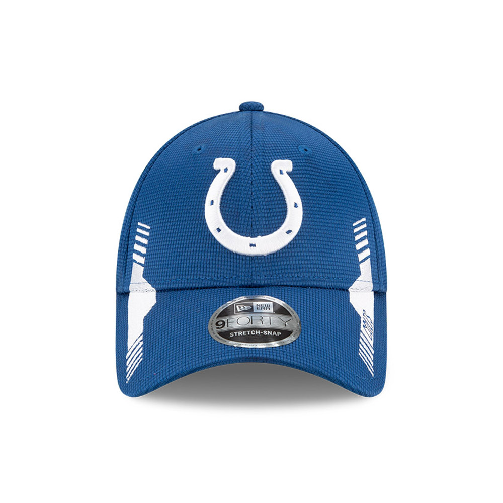 Indianapolis Colts NFL Sideline Startseite Blau 9FORTY Stretch Snap Cap