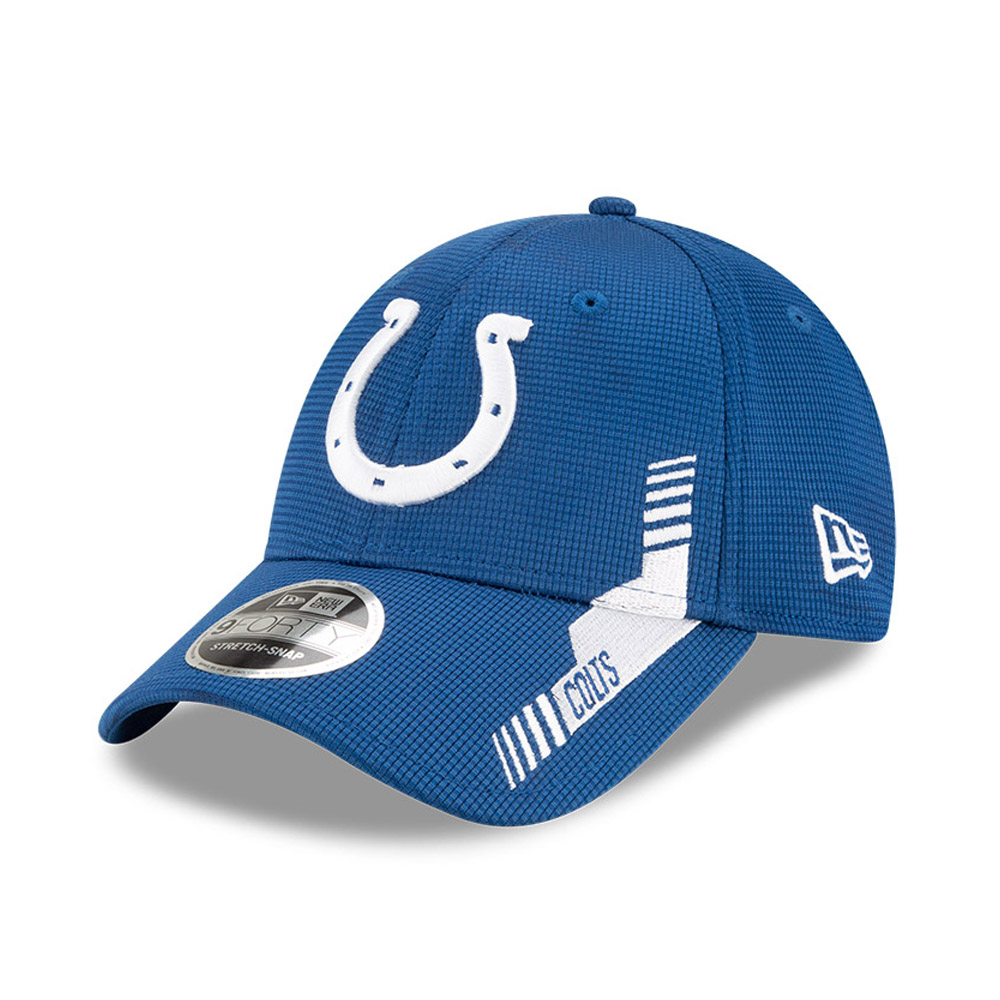 Indianapolis Colts NFL Sideline Startseite Blau 9FORTY Stretch Snap Cap