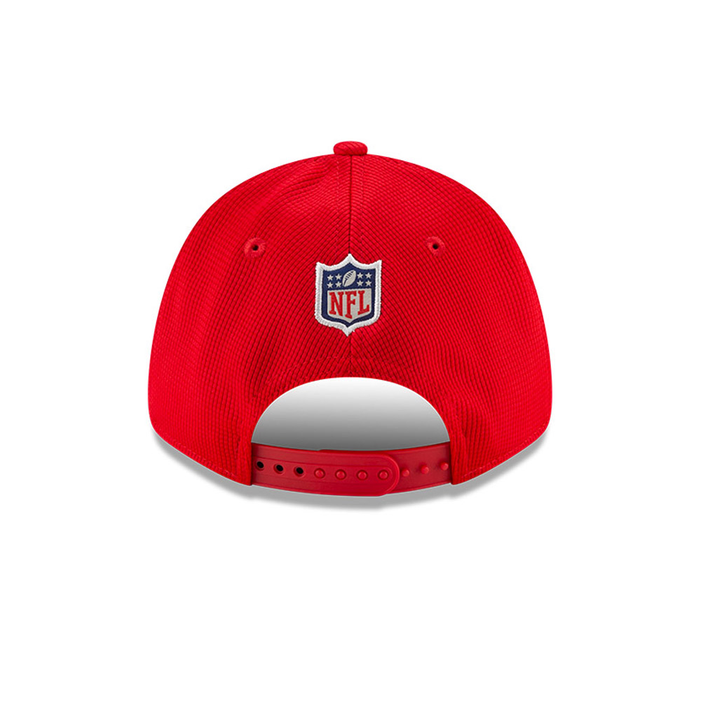 Kansas City Chiefs NFL Sideline Home Red 9FORTY Stretch Snap Cap