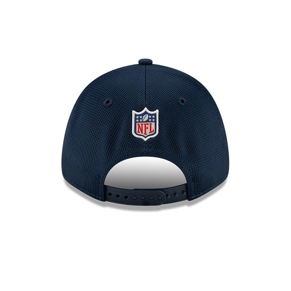 New England Patriots NFL Sideline Home Blau 9FORTY Stretch Snap Cap