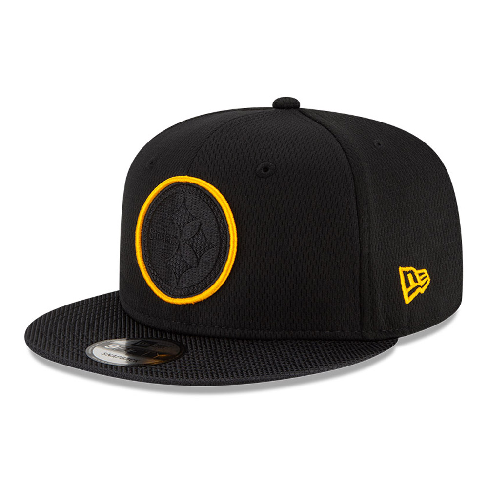 Pittsburgh Steelers NFL Sideline Road Youth Negro 9FIFTY Gorra