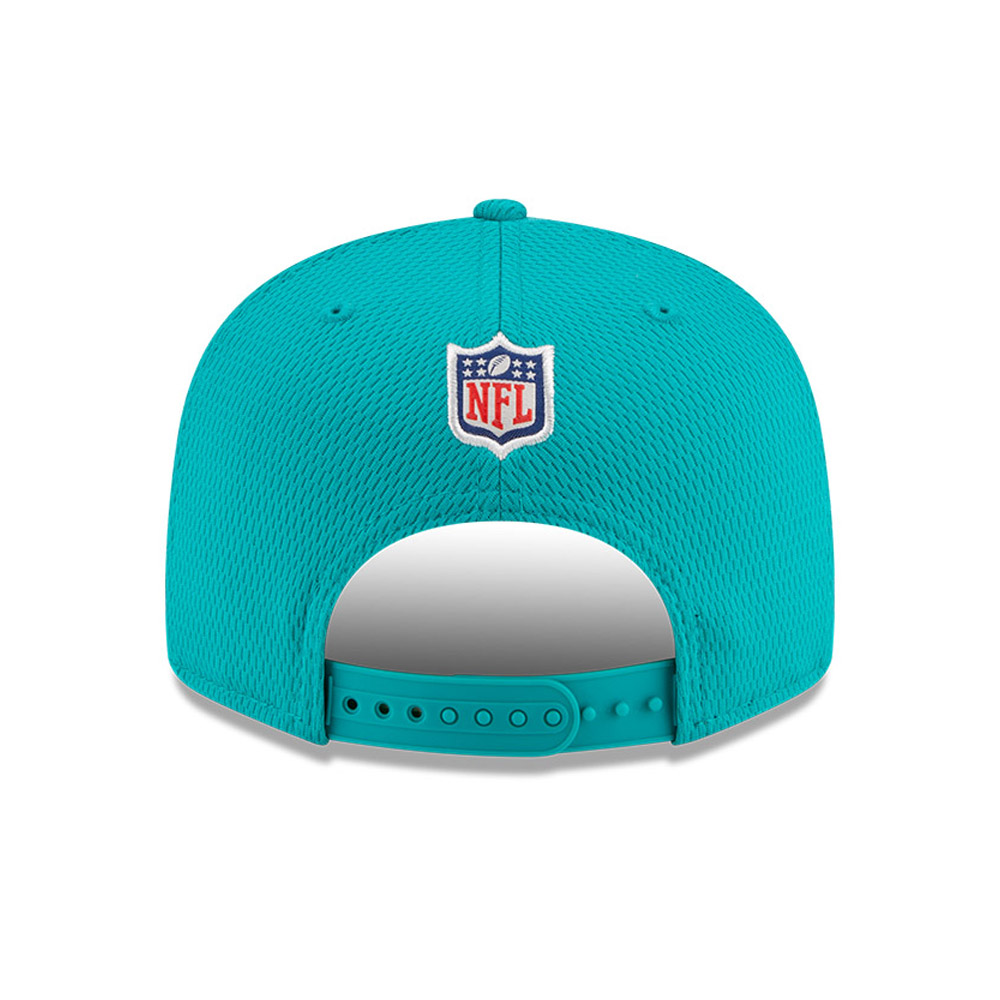 Miami Dolphins NFL Sideline Road Youth Turquesa 9FIFTY Cap