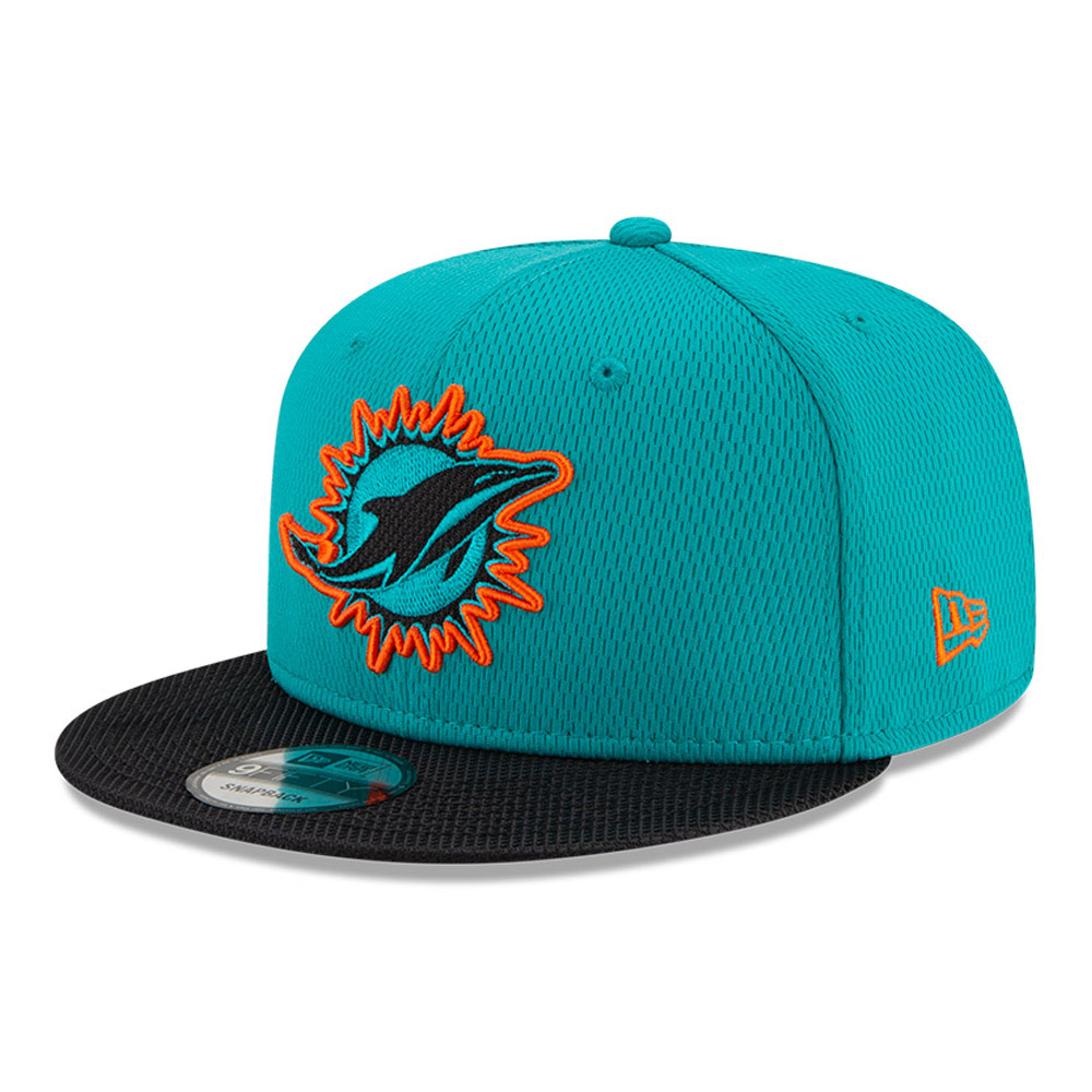Casquette Miami Dolphins NFL Sideline Road Youth 9FIFTY Turquoise