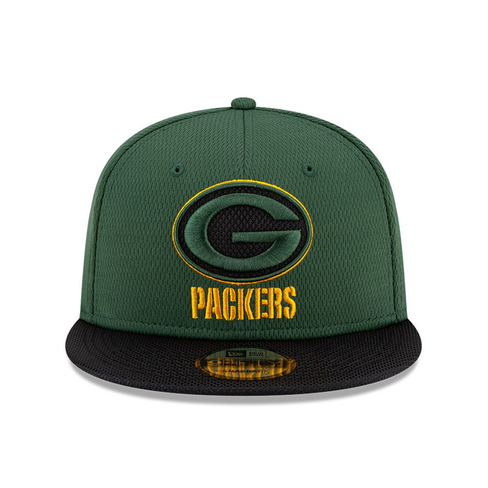 Green Bay Packers NFL Sideline Road Youth Green 9FIFTY Cap