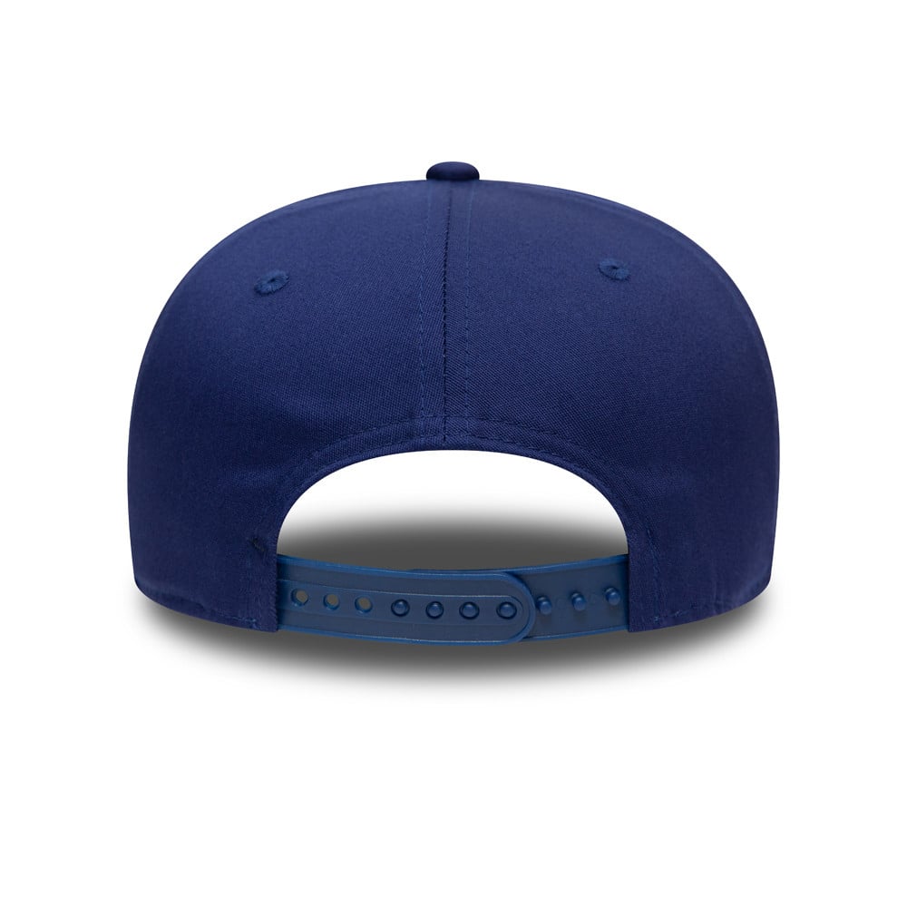 LA Dodgers Outline Blau 9FIFTY Stretch Snap Cap