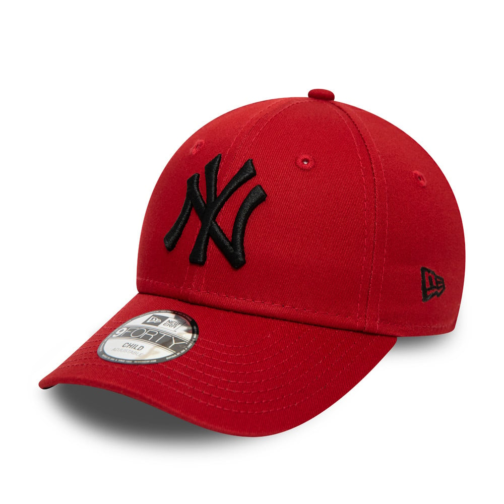 New York Yankees League Essential Kids Red 9FORTY Mütze