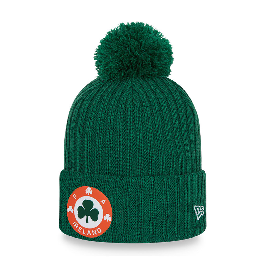 FA Ireland Heritage Green Bobble Beanie Hat