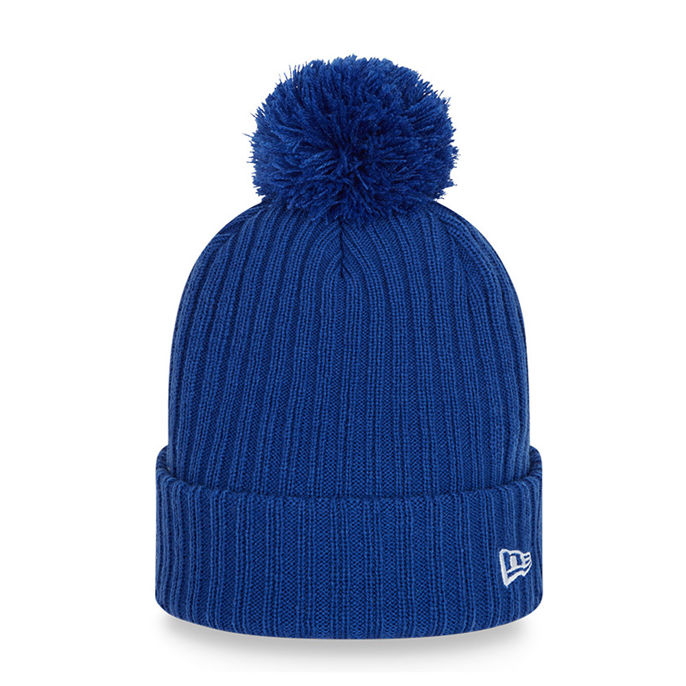 Chelsea FC Emplacement Blue Bobble Beanie Hat