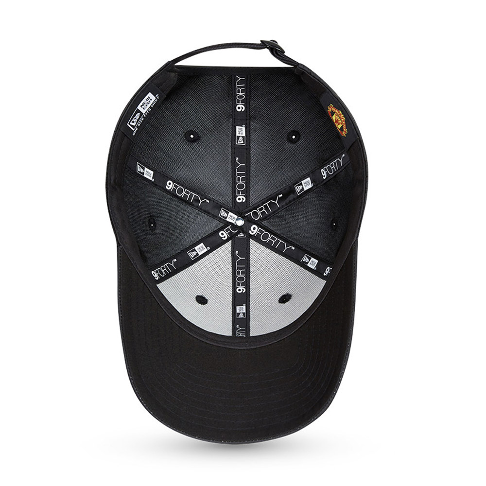 Manchester United Ripstop Schwarz 9FORTY Cap