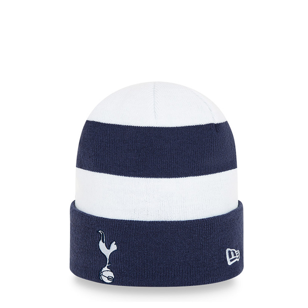 Tottenham Hotspur Stripe Blue Cuff Beanie Hat