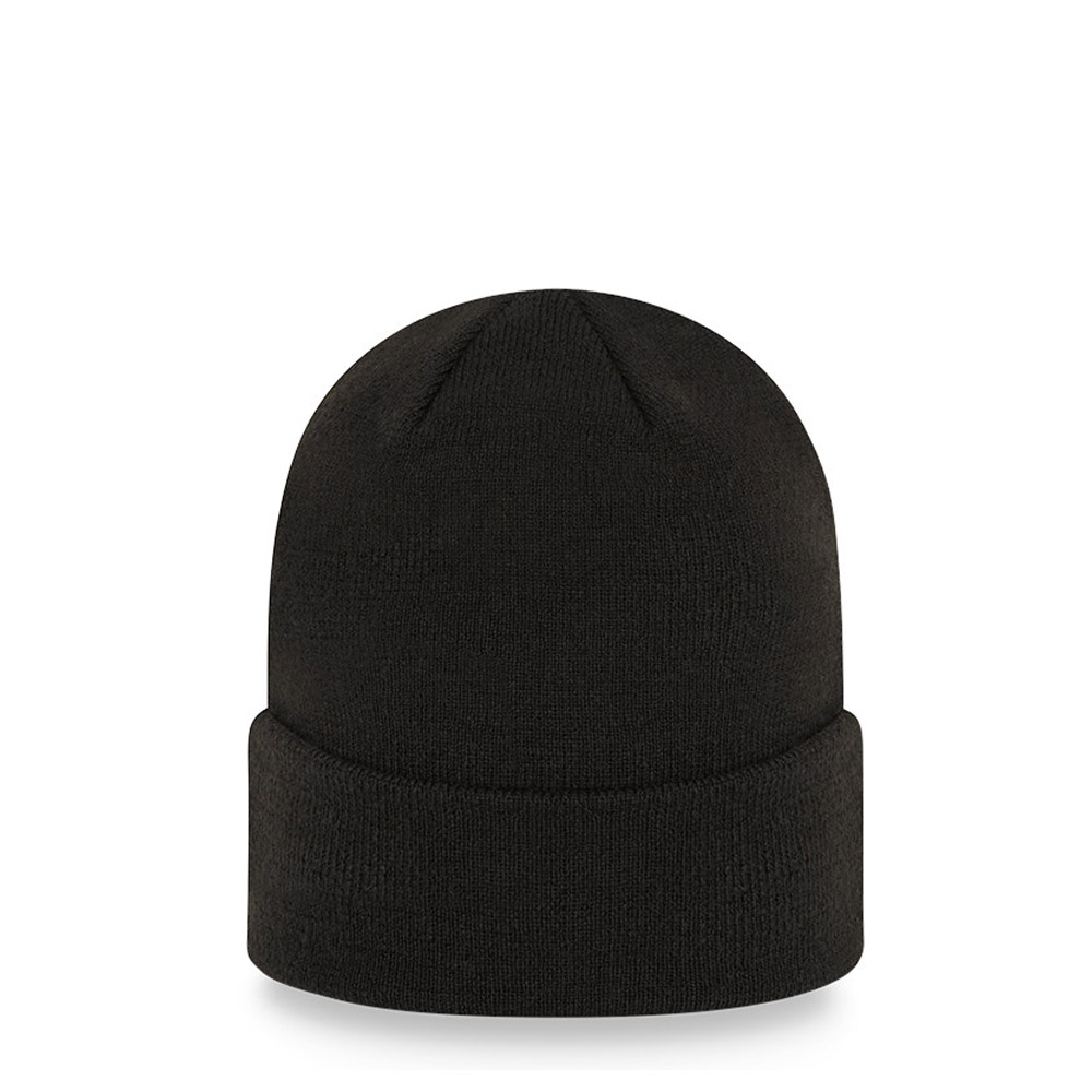 VR46 Woven Patch Black Cuff Beanie Hat