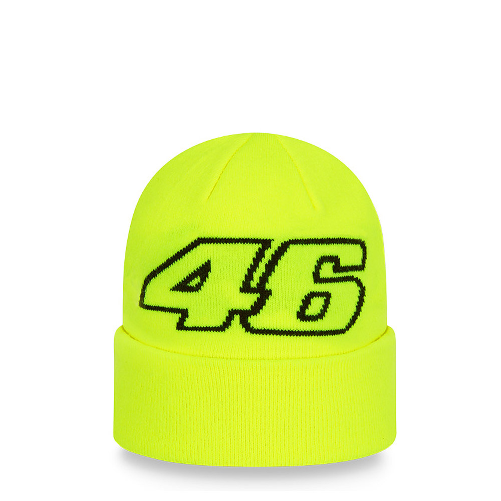 VR46 Keyline Neon Yellow Beanie Hat