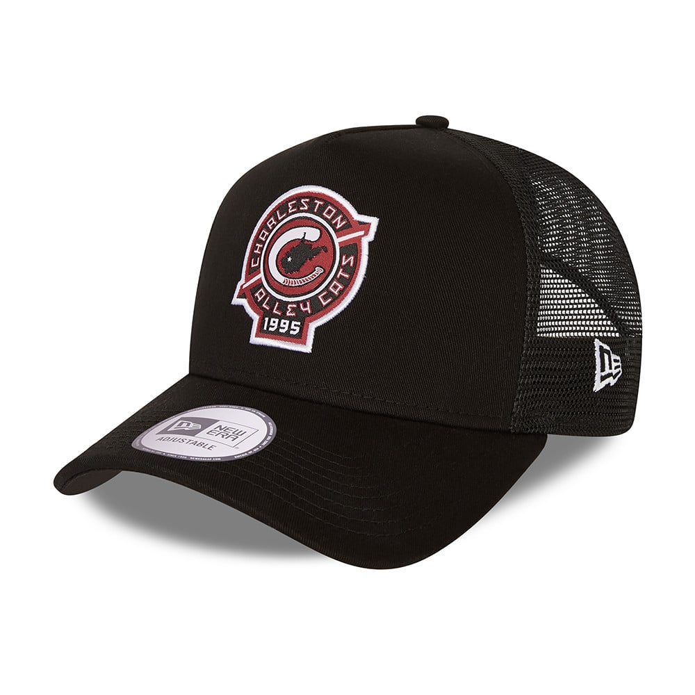 Charleston Alley Cats MiLB Patch Negro A-Frame Trucker Cap