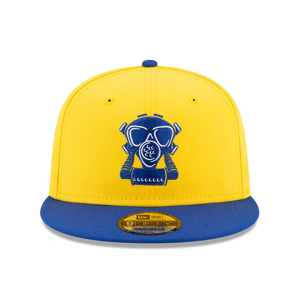 Golden State Warriors x Compound Gas Mask Logo Giallo 9FIFTY Berretto
